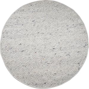 Veer Carpets - Vloerkleed Steve - Licht - 100% Wol - Ø200 cm