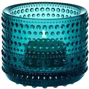 Iittala Kastehelmi Waxinelichthouder / Sfeerlicht 64 mm Zeeblauw