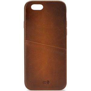 Senza Desire Leather Cover with Card Slot Apple iPhone 6/6S Burned Cognac