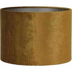 Light & Living Cilinder Lampenkap Gemstone - Goud - Ø40x30cm - voor Tafellampen, Staande lamp, Hanglampen