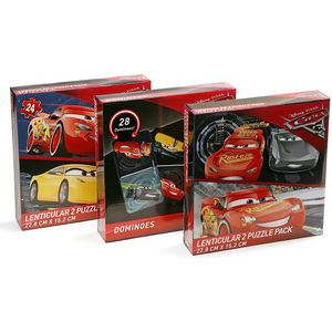 Puzzel en domino set Cars 3 Stuks