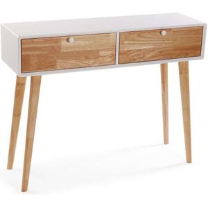 Versa Lebon - Console - Bruin - Rotan en Paulownia Hout
