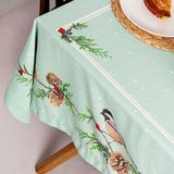 Happy Friday Tablecloth Sparrow 145x150 cm Multicolor