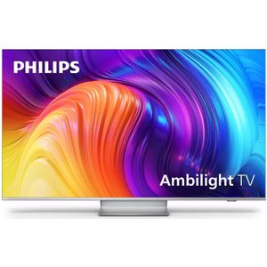 PHILIPS 55PUS8837/12 - SMART TV 55 inch - 4K UHD Android TV met Ambilight - Zilver