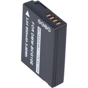 Batterij geschikt voor Panasonic DMC-TZ6 batterij DMW-BCG10GK, BP-DC7-E, DMW-BCG10, DMW-BCG10PP, DMW