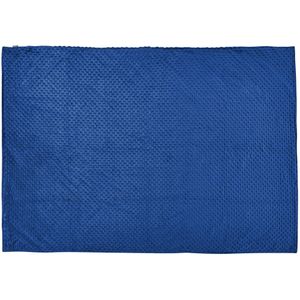 Beliani CALLISTO - Verzwaringsdeken hoes - Indigo  - 120 x 180 cm - Polyester