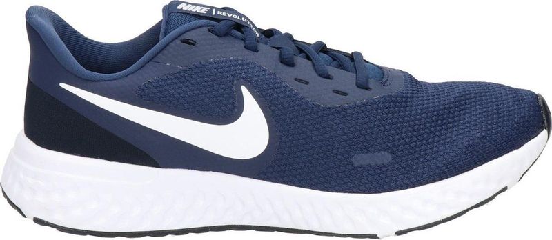 Nike - Revolution 5 - Hardloopschoenen - Donkerblauw/Wit