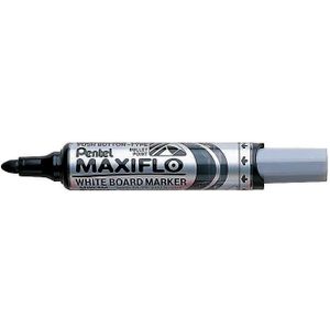 Pentel whiteboardmarker Maxiflo zwart 12 stuks