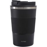 FLASKE Koffiebeker Coffee Cup - Night - 380ml - RVS Koffiebeker to Go van 380ML