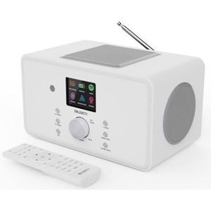Majority - Bard - Internetradio - Wit - DAB en FM - Bluetooth - USB