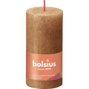 Bolsius - Rustiek stompkaars 100/50 Spice Brown