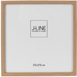 J-Line fotolijst - fotokader Basic - hout - naturel - large - 2 stuks