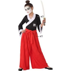 Kostuum Japanse Meisje Rood Maat 3-4 Jaar