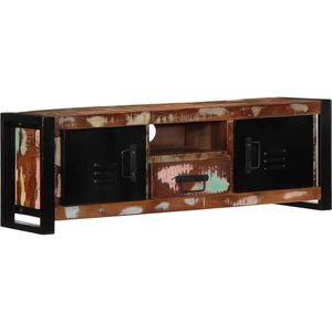 Tv-meubel 100x30x35 cm massief gerecycled hout