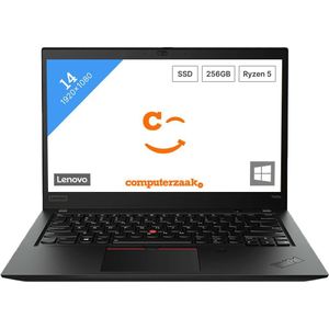 Lenovo ThinkPad T495 - Laptop - AMD Ryzen 5 3500U 2.1GHz 8GB RAM 256GB SSD 14 inch