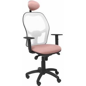 Bureaustoel met hoofdsteun Jorquera P&C ALI710C Roze
