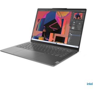 Lenovo Yoga Slim 6 14IAP8 Intel® Core™ i5 i5-1240P Laptop 35,6 cm (14") WUXGA 16 GB LPDDR5-SDRAM 1 TB SSD Wi-Fi 6E (802.11ax) Windows 11 Home Grijs