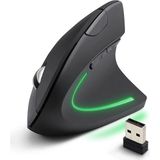 Verticale computermuis - optische sensor - draadloos
