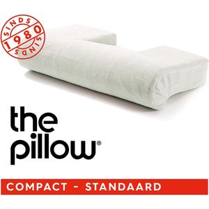 The Pillow Compact Standaard - Hoofdkussen Nekklachten - Orthopedisch Hoofdkussen Latex - Inclusief