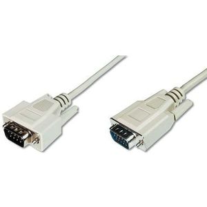 VGA-kabel Assmann AK-310100-030-E Wit 3 m Beige