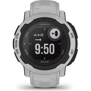 Garmin Instinct 2 Solar - Sporthorloge met GPS - Smartwatch voor heren - Zon Oplaadbaar - 45mm - Mist Gray