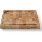 Skottsberg Snijplank met geul Wood Works 35 x 25 x 3.5 cm Hout Beige