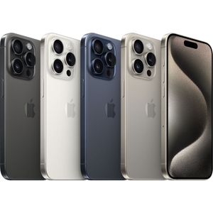 Apple iPhone 15 Pro - 256GB - A17 Pro-chip - Zwart Titanium