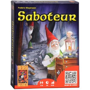 999 Games Saboteur - Kaartspel voor 3-10 spelers vanaf 8 jaar