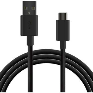 Kabel USB-C naar USB KSIX 1 m Zwart