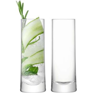 L.S.A. - Gin Longdrinkglas 380 ml Set van 2 Stuks - Transparant / Glas