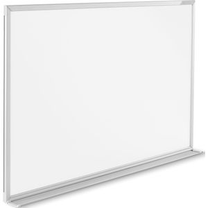 Magnetoplan wit wandpaneel schrijfbord CC - opbergkom - 60x45cm (bxh) - wit