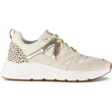 POSH by Poelman - CAROCEL - Dames Sneakers - Beige/Goud