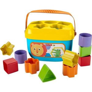 Mand met Bouwblokken Mattel 10 pcs (6+ maanden)