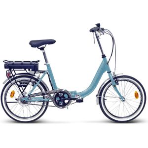 Le Balade, elektrische vouwfiets, 1 speed, blauw