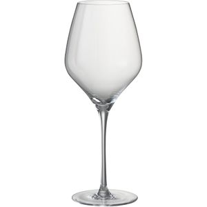 J-Line drinkglas Leti - rode wijn - glas - 6 stuks