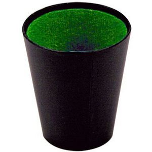 Dobbelbeker 9 cm Zwart/Groen