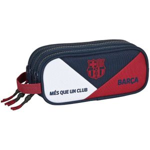 Schoolpennenzak F.C. Barcelona Blauw Kastanjebruin (21 x 8.5 x 7 cm)