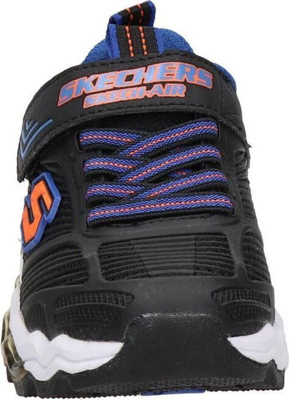 Skechers - Skech-Air Waves - Jongens Sneakers - Black/Blue/Orange - Mesh