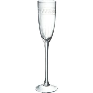 J-Line champagneglas Bolpatroon - glas - 4 stuks