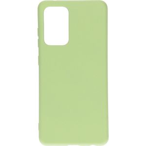 Mobiparts Silicone Cover Samsung Galaxy A52 4G/5G/A52s 5G (2021) Pistache Green