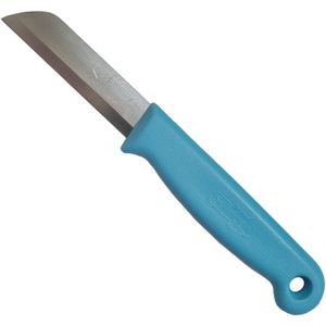 Solingen Schilmesje - RVS Glad - 16 cm met "Blade Cover" - Blauw