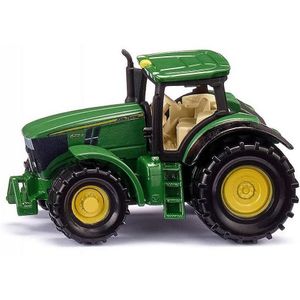 Siku John Deere 6250r Tractor 6,7 Cm Staal Groen/Geel (1064)