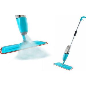 Spray Mop - Schoonmaak Zwabber met Steel & Microvezel Doek