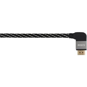 Avinity High-speed HDMI-kabel St. - St. 90° Stof Verguld Ethernet 0,75 M