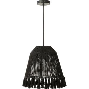 J-Line hanglamp Celia - jute - zwart - small