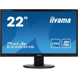 iiyama ProLite E2283HS-B1 LED display 54,6 cm (21.5") 1920 x 1080 Pixels Full HD Zwart