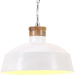 Hanglamp industrieel E27 58 cm wit