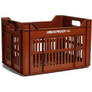 Gerecyclede fietskrat Urban Proof 30 liter - toffee bruin