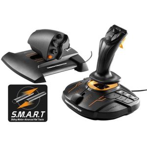 Thrustmaster T.16000M FCS - HOTAS Flightstick met 16 knoppen - Oranje Zwart