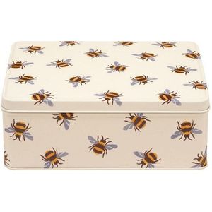 Emma Bridgewater - Bewaarblik Bumblebee - Hommel - Rechthoek - Blik - 20 x 15 x 8 cm